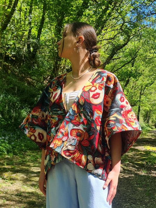 WOMAN FLOWERS