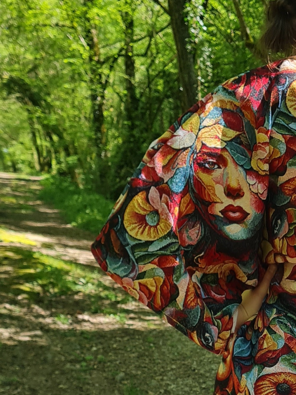 WOMAN FLOWERS